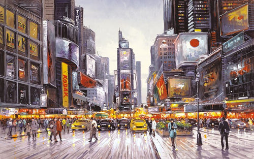 Times Square Morning by Henderson Cisz