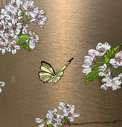 Cherry Blossom With Butterfly by Dylan Izaak