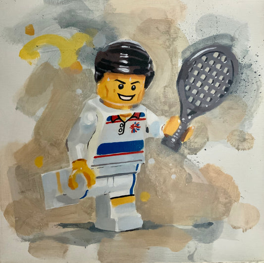 Team GB Lego Tennis by James Paterson