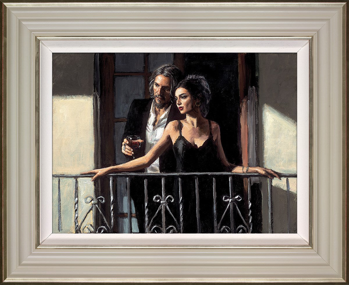 Fabian and Lucy at the Balcony II by Fabian Perez