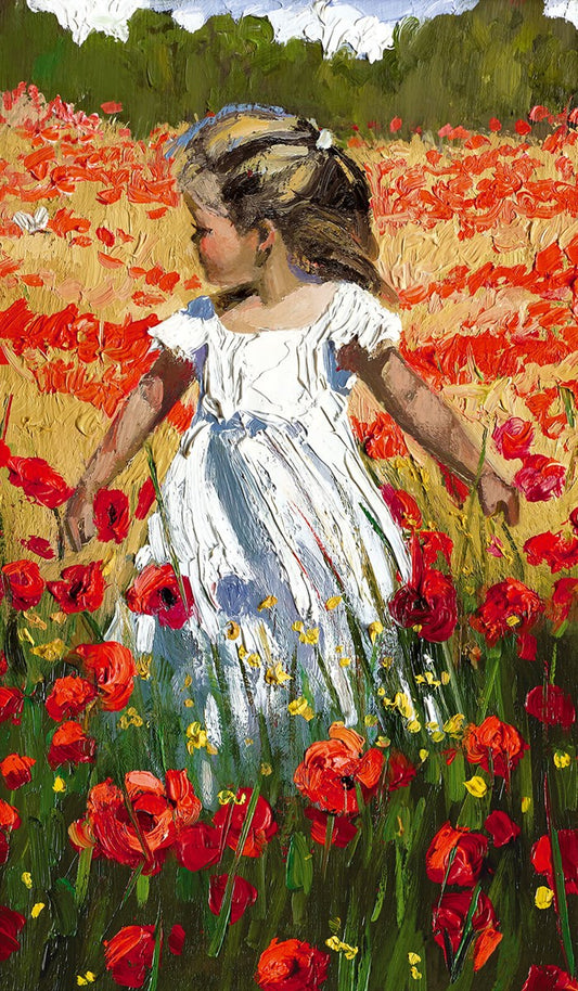 The Butterfly Amongst The poppies by Sherree Valentine Daines
