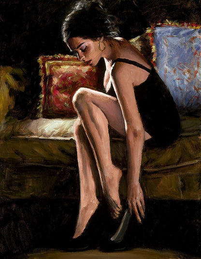 Blue and Red III by Fabian Perez