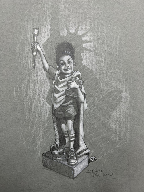 Liberty Sketch by Craig Davison