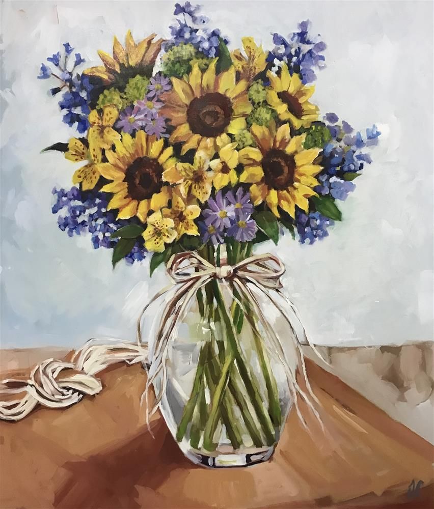 Sunflower Vase by Joss Clapson