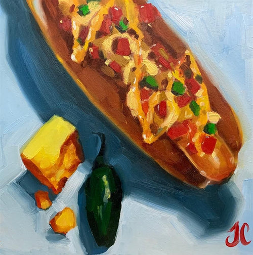 Chilli Cheese Dog by Joss Clapson